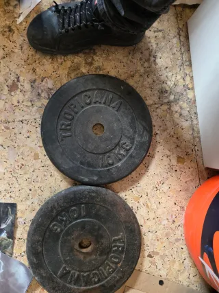 2 Discos Pesas Tropicana 10kg