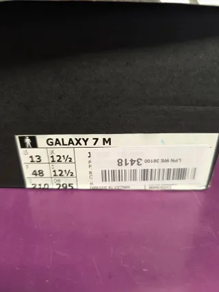 Zapatillas Adidas Galaxy 7 Talla 46
