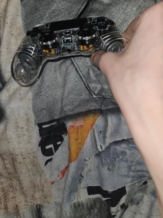 Mando Nacon Transparente PS4 Original