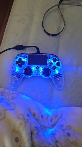 Mando Nacon Transparente PS4 Original