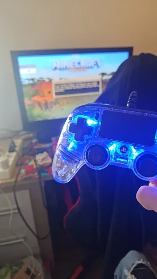 Mando Nacon Transparente PS4 Original