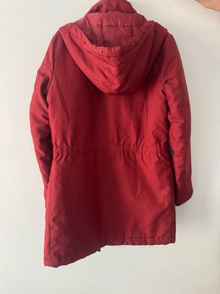Chaqueta de invierno ONLY roja mujer