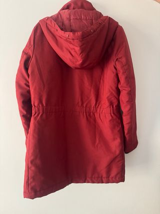 Chaqueta de invierno ONLY roja mujer