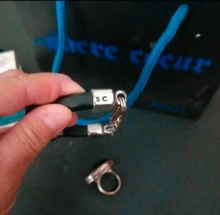 Conjunto anillo y Pulsera Verde y Plata