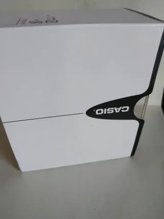 Reloj Casio Digital WR100M Naranja/Plata