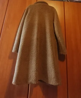 Cappotto donna marrone teddy