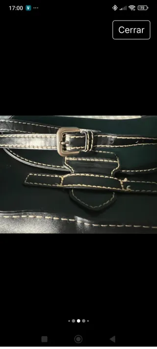 Bolso Cartera Clásico de piel Negro