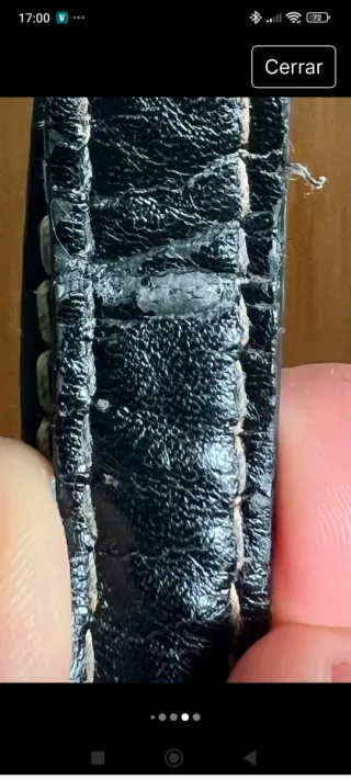 Bolso Cartera Clásico de piel Negro