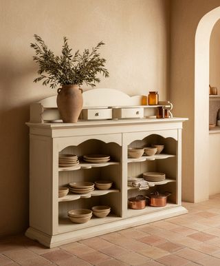 Aparador alacena con cajones