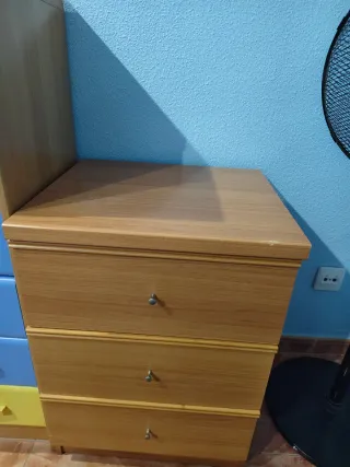 Sinfonier 3 cajones madera