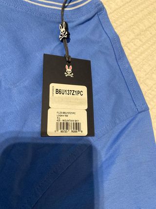 Camiseta Psycho Bunny Azul Talla 6