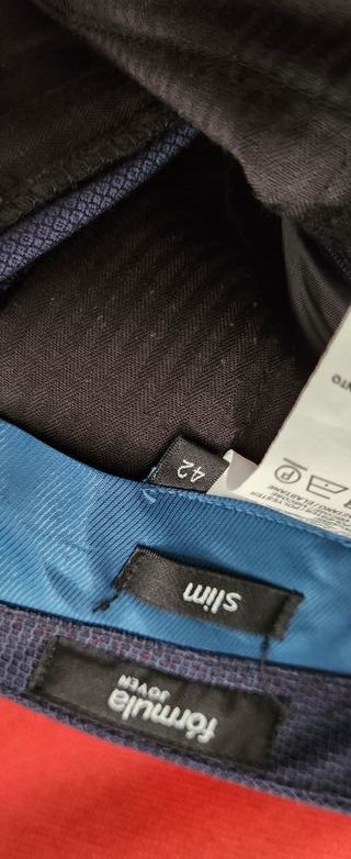 Traje de chaqueta azul