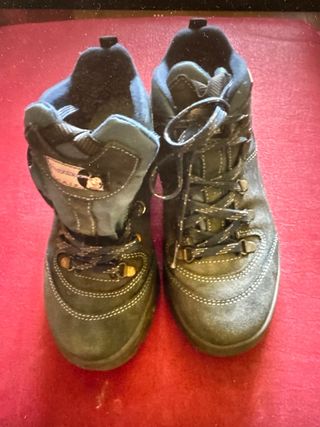Botas Trekking Mujer Negras y Azules