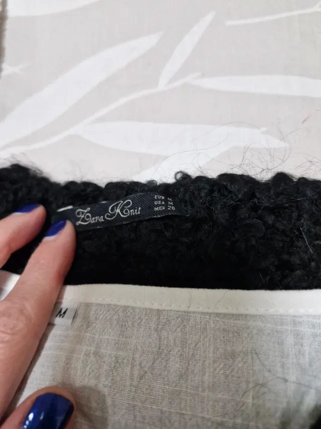 Jersey Zara Negro Talla M Manga Corta