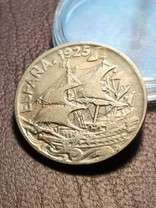 Moneda 25 céntimos 1925