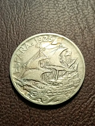 Moneda 25 céntimos 1925