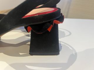 Zapato Zara Negro Destalonado Talla 39