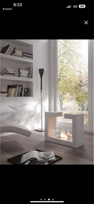 Chimenea de bioetanol moderna