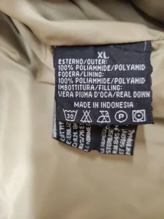 Piumino invernale donna vera piuma d'oca