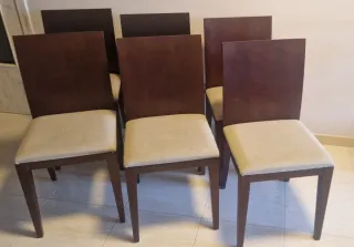 Lote 6 sillas para comedor