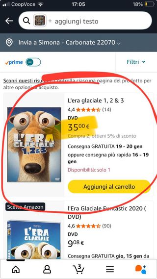 Cofanetto DVD L'Era Glaciale 1, 2, 3