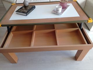 Mueble Comedor Completo Madera y Cristal