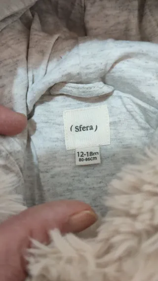 Chaqueta pelito bebé niña