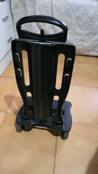 Carro Portamochilas Safta Negro plegable