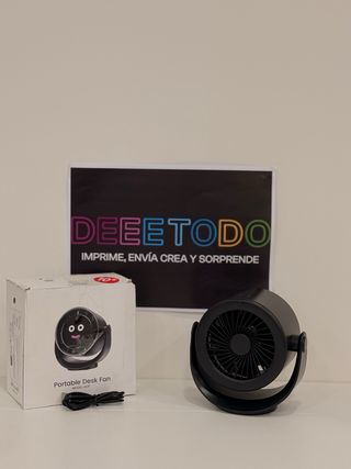 Ventilador de escritorio portátil