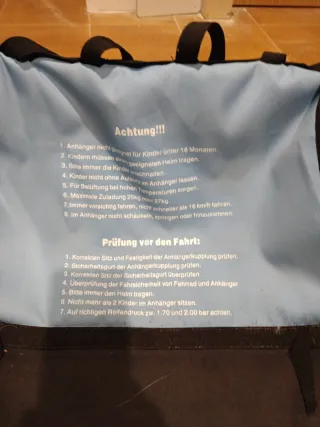 Carro remolque bici niños/perros