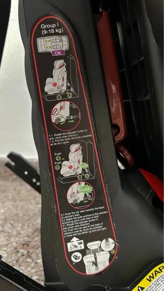 Silla coche seguridad infantil CPC