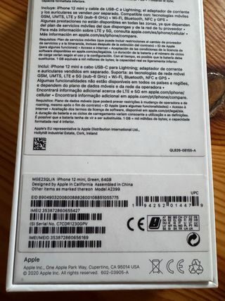 iPhone 12 mini 64GB Verde