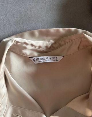 Camisa Zara Beige Talla XS