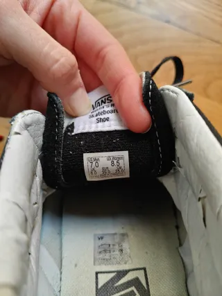 Botas Vans Sk8 Hi Negras Talla 38