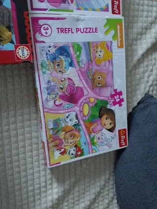 Lote 3 Puzzles Infantiles: My Little Pony, Dora, M