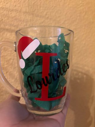 Vaso de Vidrio con Tapa de Bambú