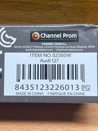 Coche Audi Q7 Super 9 Escala 1:60