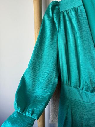 Mono largo invitada azul turquesa