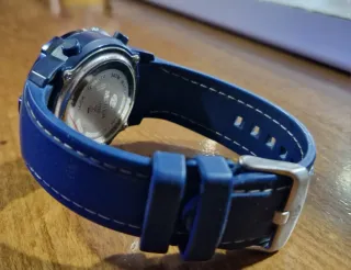 Reloj Marea Azul y Plateado