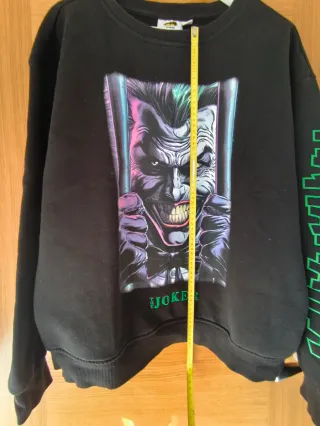 Sudadera Jocker Negra y Morada