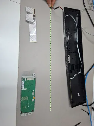 Placa Monitor HP 24f Backlight Cabo Flat e botões