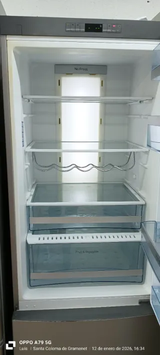 NEVERA COMBI HAIER NO FROST ENERGÍA A+