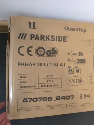 Taladro martillo Parkside PKHAP 20-Li