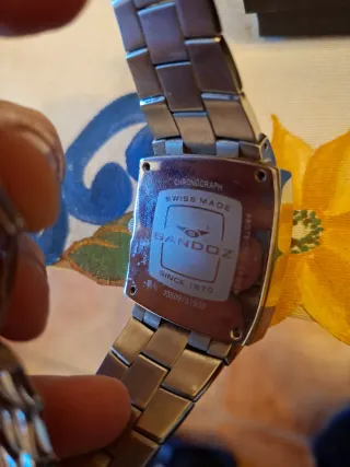 Reloj Sandoz Hombre Caja y Brazalete Plateado