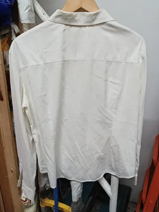 Blusa Carolina Herrera Blanca Talla L