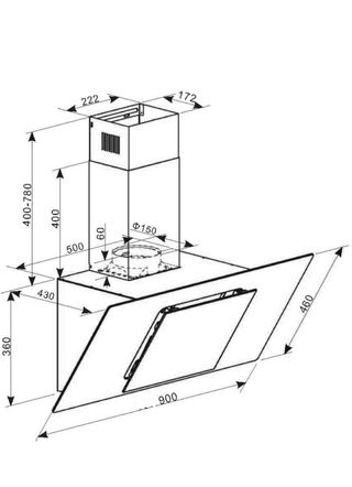 Campana extractora ELEONORA 90