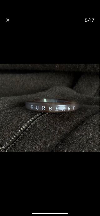 Abrigo Burberry Talla 40 Marrón