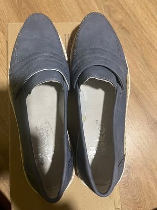 Mocasines Rieker Mujer Azul Talla 36