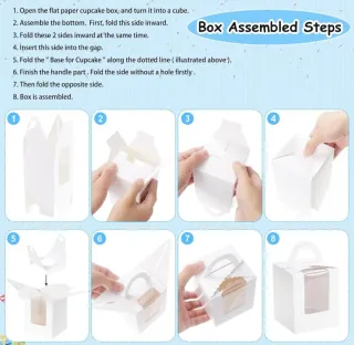 24 Cajas para Cupcakes Individuales