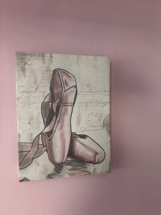 Set 6 Cuadros Decorativos Bailarina Ballet